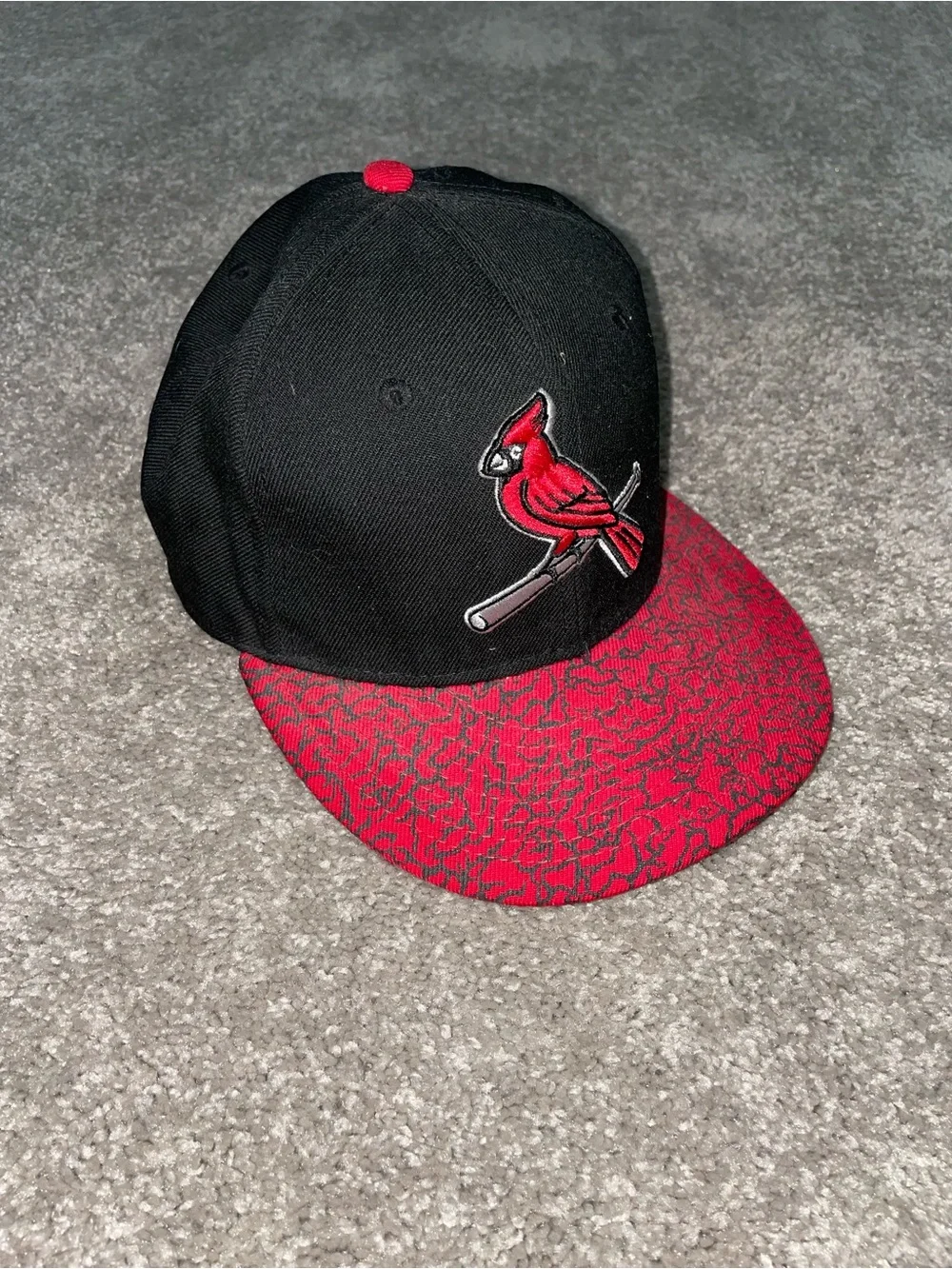 New Era 59FIFTY St. Louis Cardinals MLB On-Field Fitted Cap 7 Black/Red